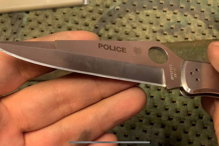 Заточка ножа Police (полиция)